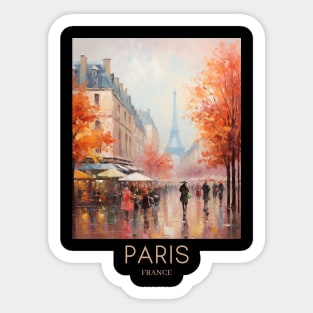 An Impressionist Painting of Paris - France Sticker